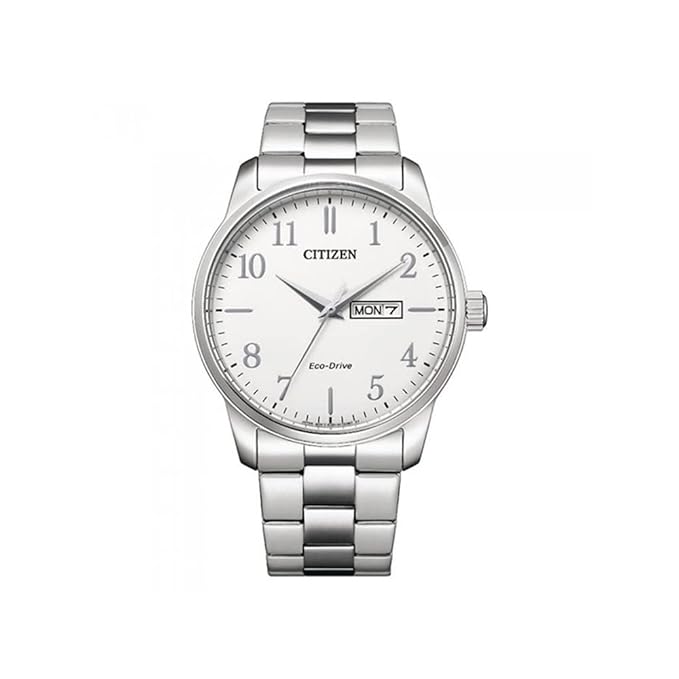 Citizen Mens 41.8 mm White Dial Stainless Steel Analog Watch - BM8550-81A (Not assigned,Not Assigned)