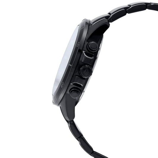 Casio Edifice EFR-526BK-1A1VUDF Black Analog Dial Black Stainless Steel Band Men's Watch Chronograph 100M Water Resistant EX206