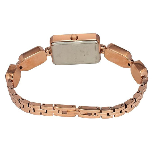 TIMEX Fria Analog Watch for Women with Rectangle Dial & Water Resistant Women's Wrist Watches