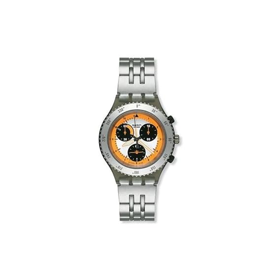 Swatch Chronograph Orange Dial Unisex Watch - SVBM1000G