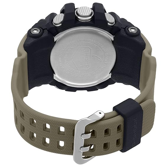 Casio G-Shock GG-1000-1A5DR Black Analog-Digital Dial Brown Resin Strap Men's Watch Mud Resistant Shock Resistant G661