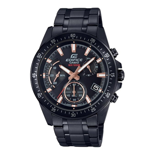 Casio Edifice Analog Black Dial Men's Watch - EFV-540DC-1BVUDF (EX415)