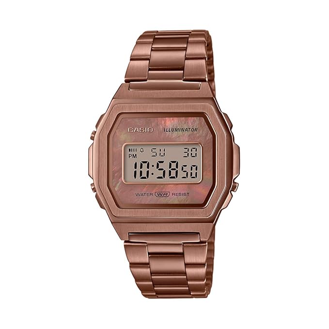 Casio Digital Unisex Watch (Dial Colored Strap) - D197