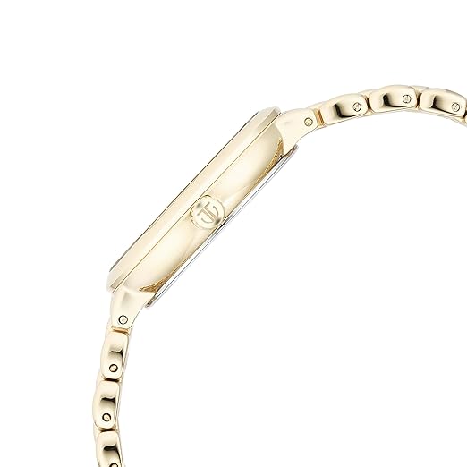 Titan Aura Quartz Analog Mother of Pearl Dial Stainless Steel Strap Watch for Women-95246YM01/NT95246YM01