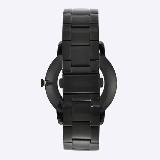Fossil Analog Black Dial Men's Watch-FS5308 Stainless Steel
