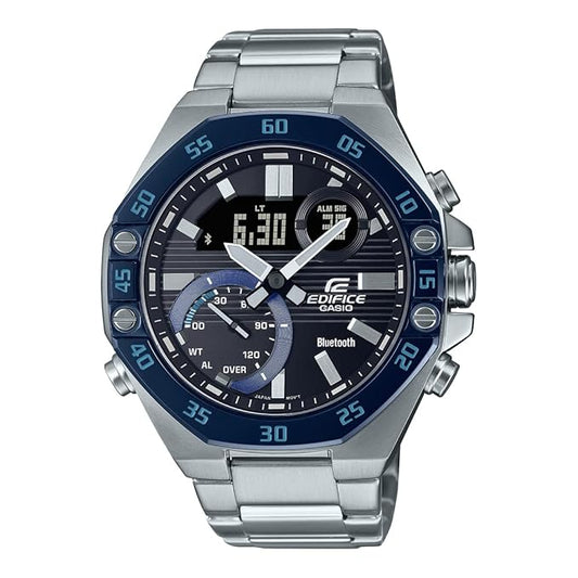 Casio Edifice Bluetooth Connect Analog-Digital Blue Dial Men ECB-10DB-1BDF (ED524)