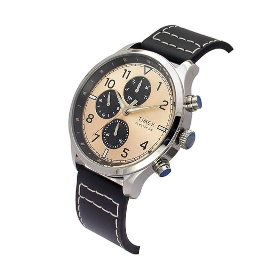 TIMEX Analog Watch for Men with Round Dial & Water Resistant Man's Wrist Watches - TWEG23900