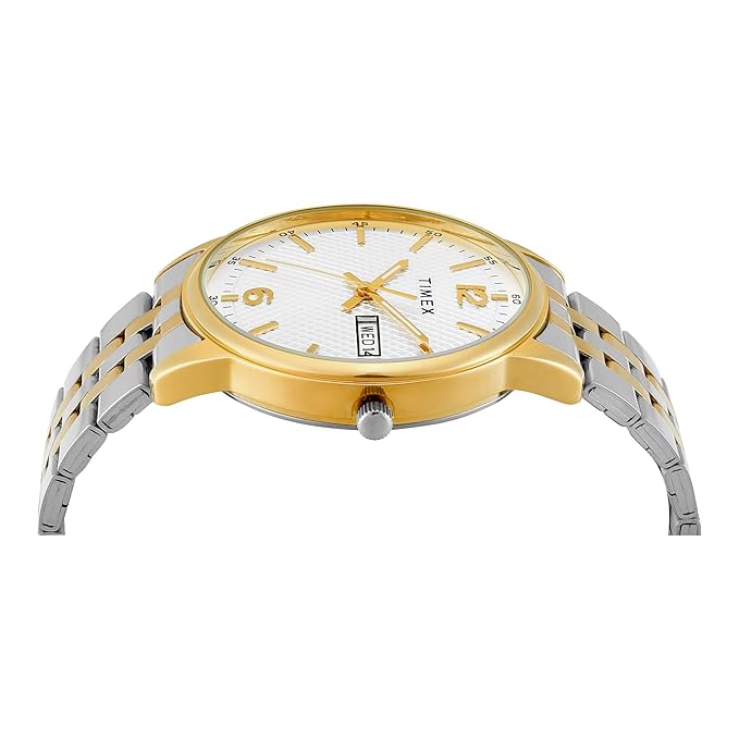 TIMEX Trendline Silver Round Dial Analog Watch - For Men TWTG12112