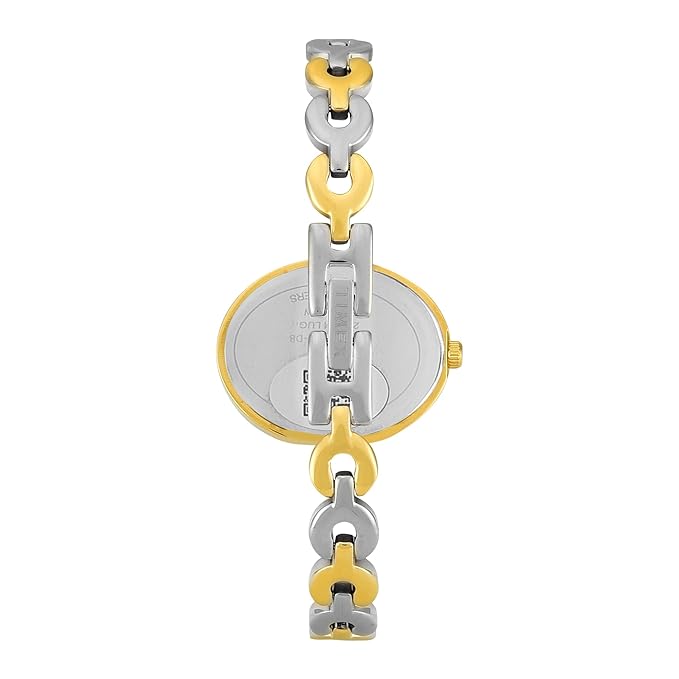 TIMEX Fria White Oval Dial Analog Women's Watch - TWEL24000