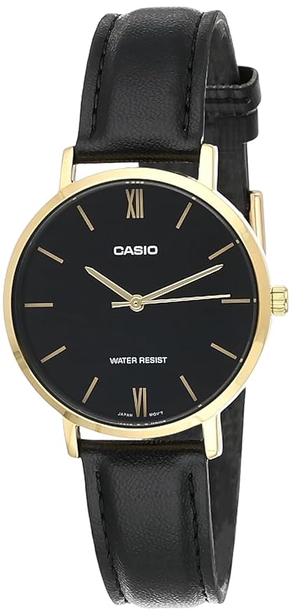 Casio Enticer Analog Black Dial Women's Watch - LTP-VT01GL-1BUDF (A1785)