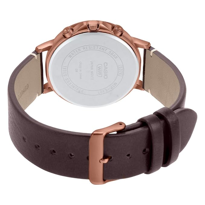 Casio Enticer Analog White Dial Men's Watch -MTP-E321RL-5AVDF(A1850)