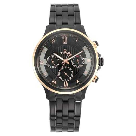 Titan Grandmaster Analog Black Dial Men's Watch NM1787KM02/NN1787KM02/NP1787KM02