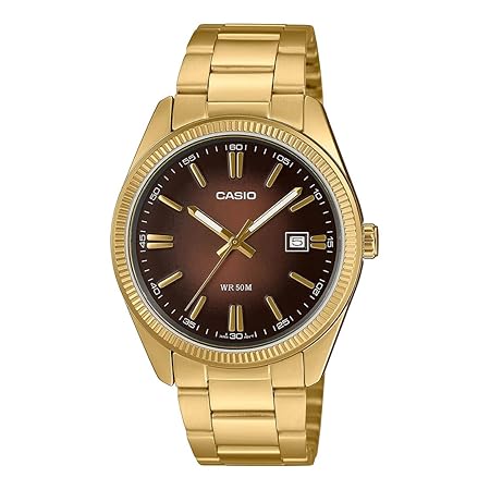 Casio Enticer Men MTP-1302PGC-5AVEF Analog Brown Dial Men (A2375)