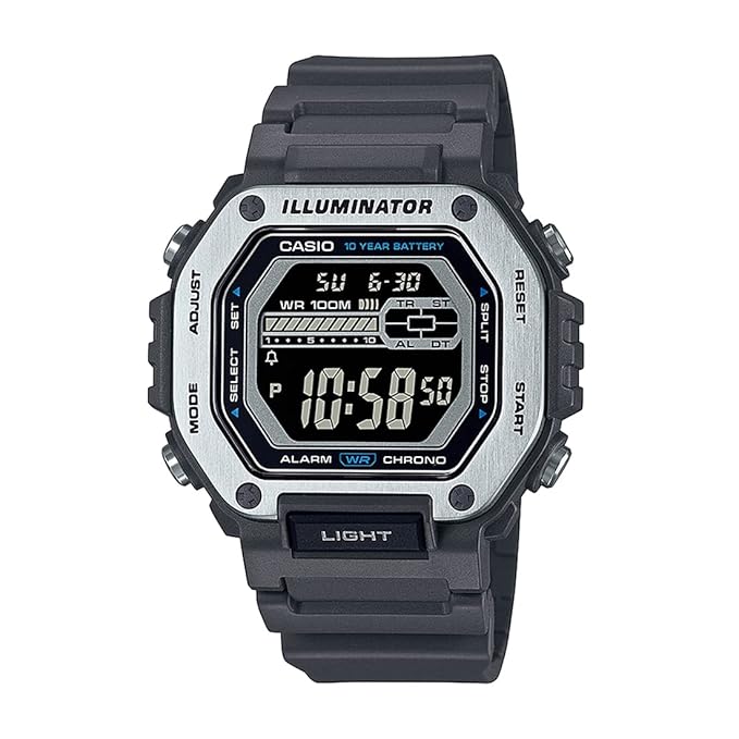 Casio Youth Digital Digital Grey Dial Men MWD-110H-8BVDF (D302)
