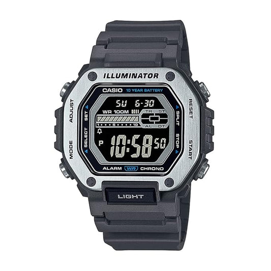Casio Youth Digital Digital Grey Dial Men MWD-110H-8BVDF (D302)
