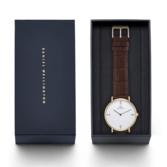 Daniel Wellington Round 41mm White Dial Analog Men Watch - DW0DG2302