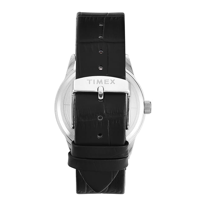 Timex Silver Round Dial Analog Men's Watch, TWEG25506
