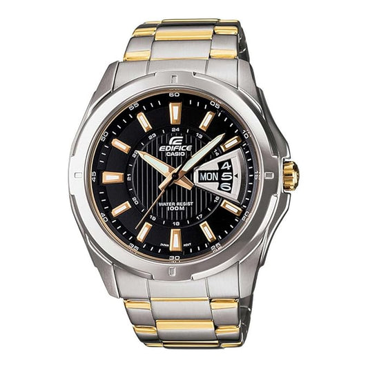 Casio Edifice Analog Black Dial Men's Watch - EF-129SG-1AVDF(ED383)