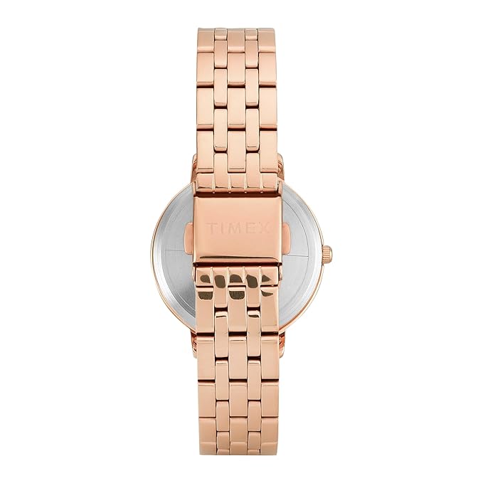 TIMEX Analog Watch for Woman with Round Dial & Water Resistant Women's Wrist Watches TWEL19108