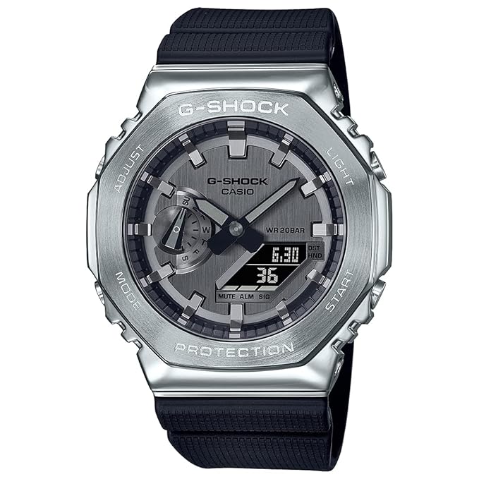 Casio G-Shock Analog-Digital Silver Dial Men GA-900AS-1ADR (G1150)
