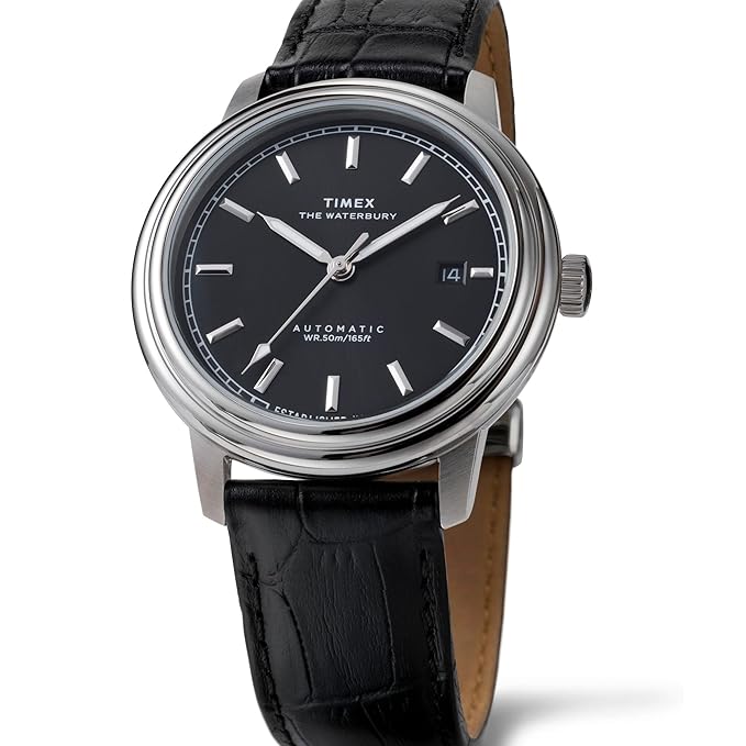 TIMEX Waterbury Metropolitan Mechanical Automatic Watch for Men TW2Y23000UJ