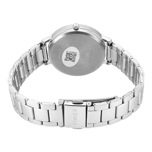 TIMEX Analog Watch for Woman with Pink Round Dial TWEL15824
