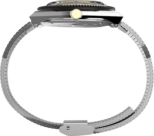 TIMEX Diver Inspired Analog Watch for Man with Champagne Men's Wrist Watches - TW2V18600U9