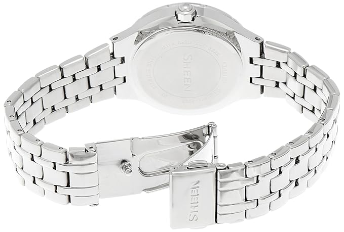 Casio Sheen Multi Function Analog White Dial Women's Watch - SHE-3803D-7AUDR (SX105)