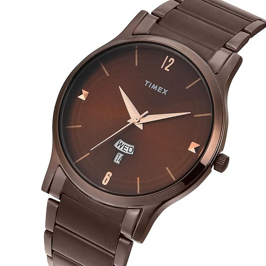 TIMEX Classics Analog Watch for Men with Round Dial & Water Resistant Man's TW000R461