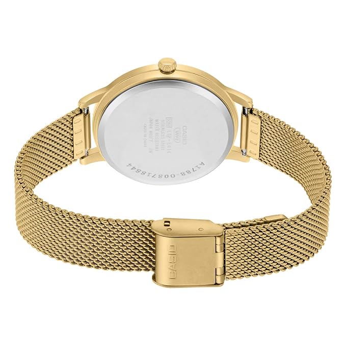 Casio Enticer Ladies Analog Gold Dial Women's Watch-LTP-E157MG-9ADF - A1789