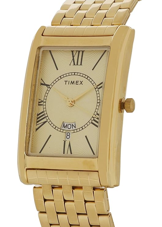 TIMEX Analog Champagne Dial Men's Watch-TW0TG6109
