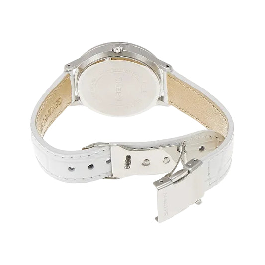 Casio Sheen Multi Function Analog Silver Dial Women's Watch - SHE-3030L-2AUDR (SX090)