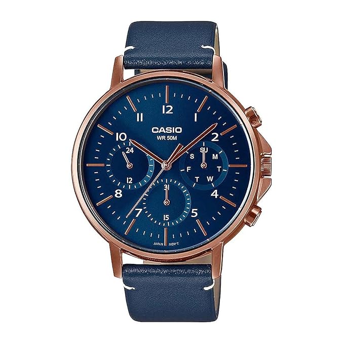 Casio Enticer Men Analog Rose Gold Dial Men's Watch - MTP-E321RL-2AVDF (A1849)