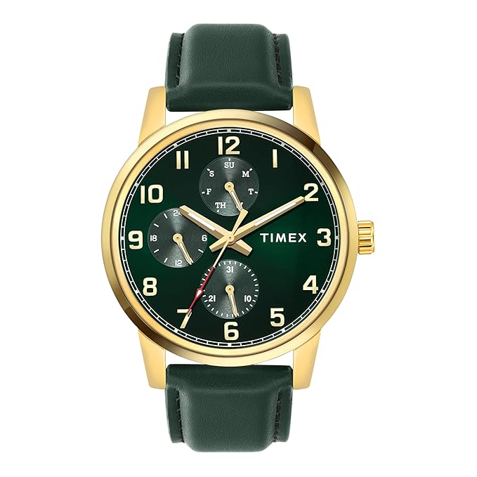 TIMEX Analog Watch for Men with Round Dial & Water Resistant Man's Wrist Watches - TWEG18907