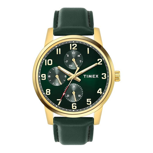 TIMEX Analog Watch for Men with Round Dial & Water Resistant Man's Wrist Watches - TWEG18907