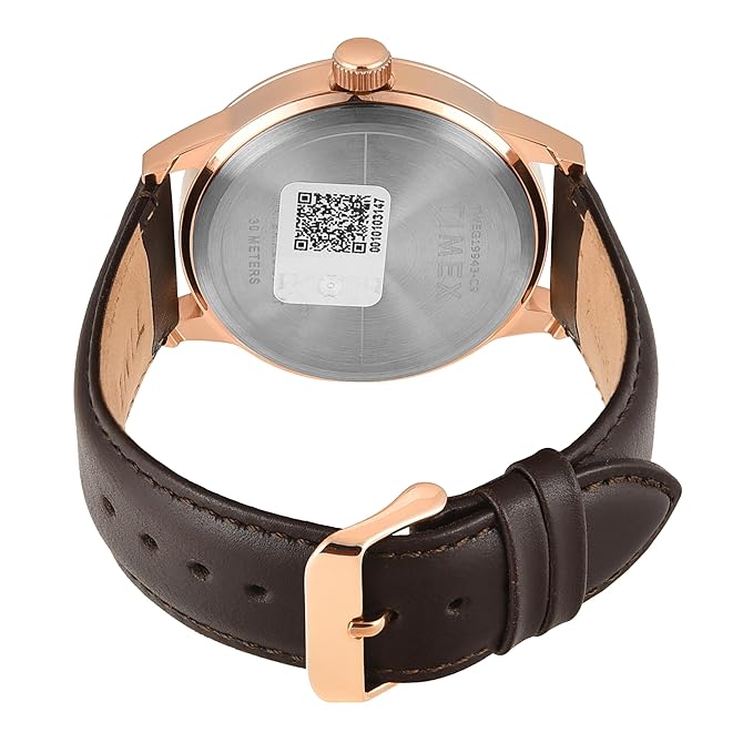 TIMEX Analog Watch for Men with Round Dial & Water Resistant Man's Wrist Watches - TWEG19943