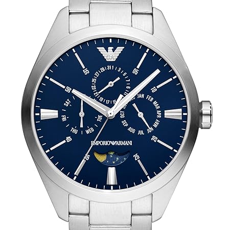 Emporio Armani Stainless Steel Analog Blue Dial Men Watch-AR11553