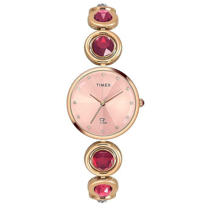 TIMEX Fria Analog Watch for Women with Round Dial & Water Resistant Women's Wrist Watches
