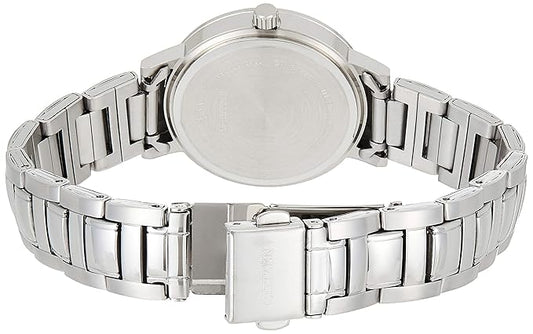 CITIZEN Stainless Steel Analog Blue Dial Women Watch-El3040-55L, Silver Band
