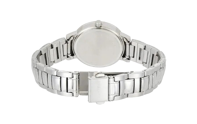 CITIZEN Stainless Steel Analog Blue Dial Women Watch-El3040-55L, Silver Band