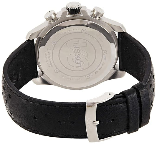 Tissot Men's Stainless Steel Quartz Watch with Leather-Synthetic Strap Brown T1064171603200)