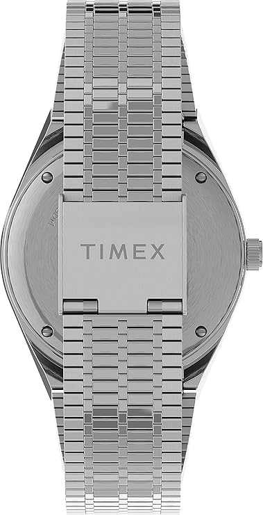 TIMEX Q Diver Inspired Quartz Analog Watch for Men with Stainless Steel Bracelet & Round Case - TW2U61800U9