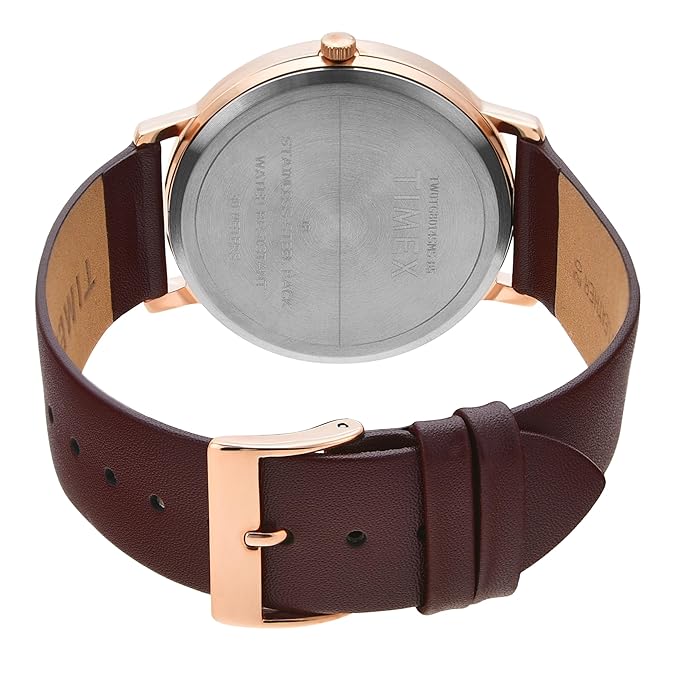 TIMEX Classics Analog Watch for Men with Round Dial & Water Resistant Man's Wrist Watches TW0TG8014