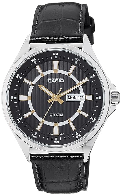 Casio Enticer Men Analog Black Dial Men's Watch - MTP-E108L-1AVDF(A967)