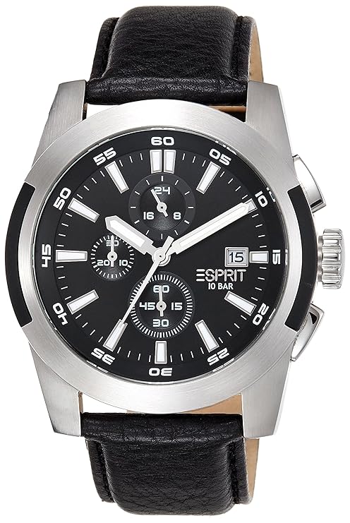 Esprit Chronograph Black Dial Men's Watch - ES106371003-N