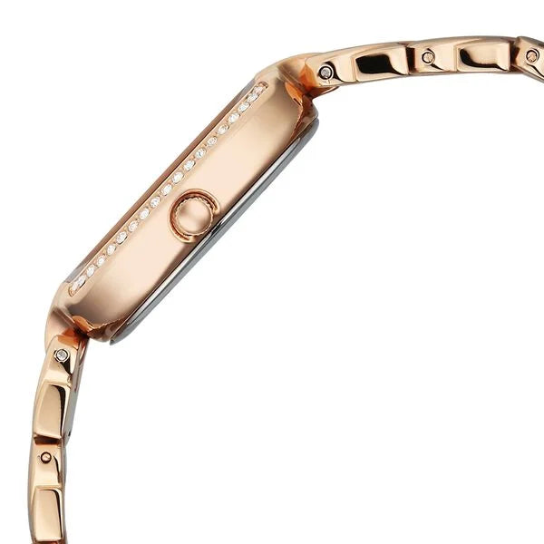 Titan Raga Showstopper Quartz Analog Rose Gold Dial Rose Gold Metal Strap Watch For Women NU95347WM01