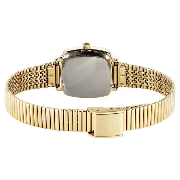 Titan Raga Showstopper Quartz Analog Champagne Dial Metal Strap Watch For Women nu95355ym01 Women's Watch