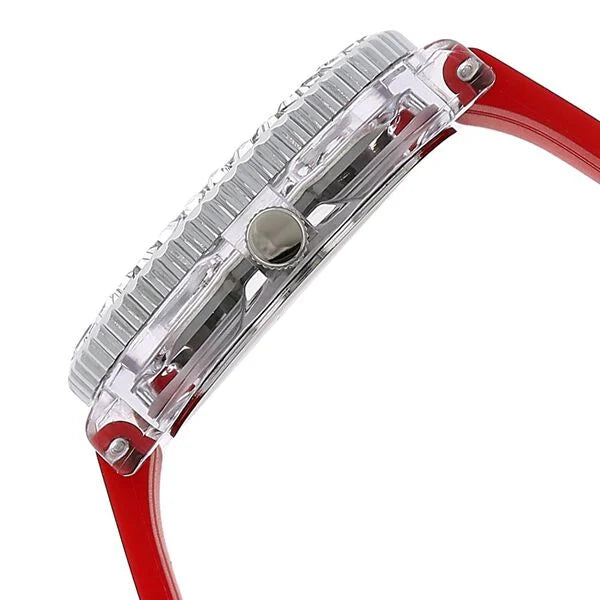 Fastrack Quartz Analog Silver Dial Plastic Strap Watch for Girls NJ9827PP08C