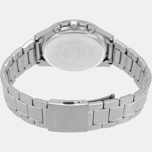 Enticer Men Quartz Black Dial Chronograph Stainless Steel Watch A1656