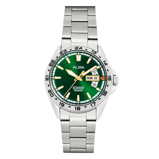 Alba AL4471X1 Deep Green Dial Automatic Watch